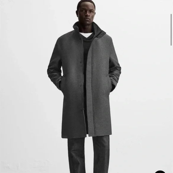 Duster Charcoal Trench Coat Mens Unkruid Shepards Coat Charcoal